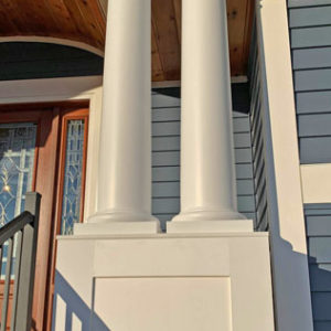 Tapered Exterior Columns