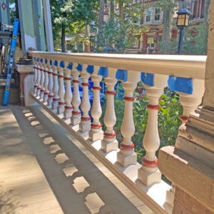 cedar porch railing