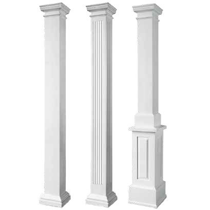square porch columns