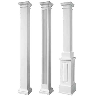 6 Interior Exterior Square Columns