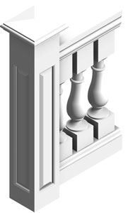 7 1/4" Polyurethane Balustrade
