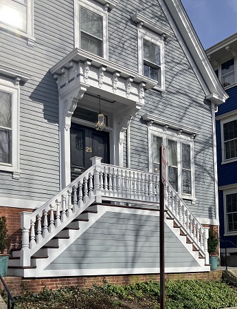 Porch Railing with Tuscan Spindles